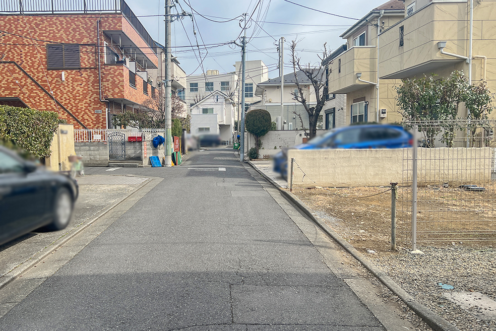 �O�ʓ��H�܂ތ��n�ʐ^ -